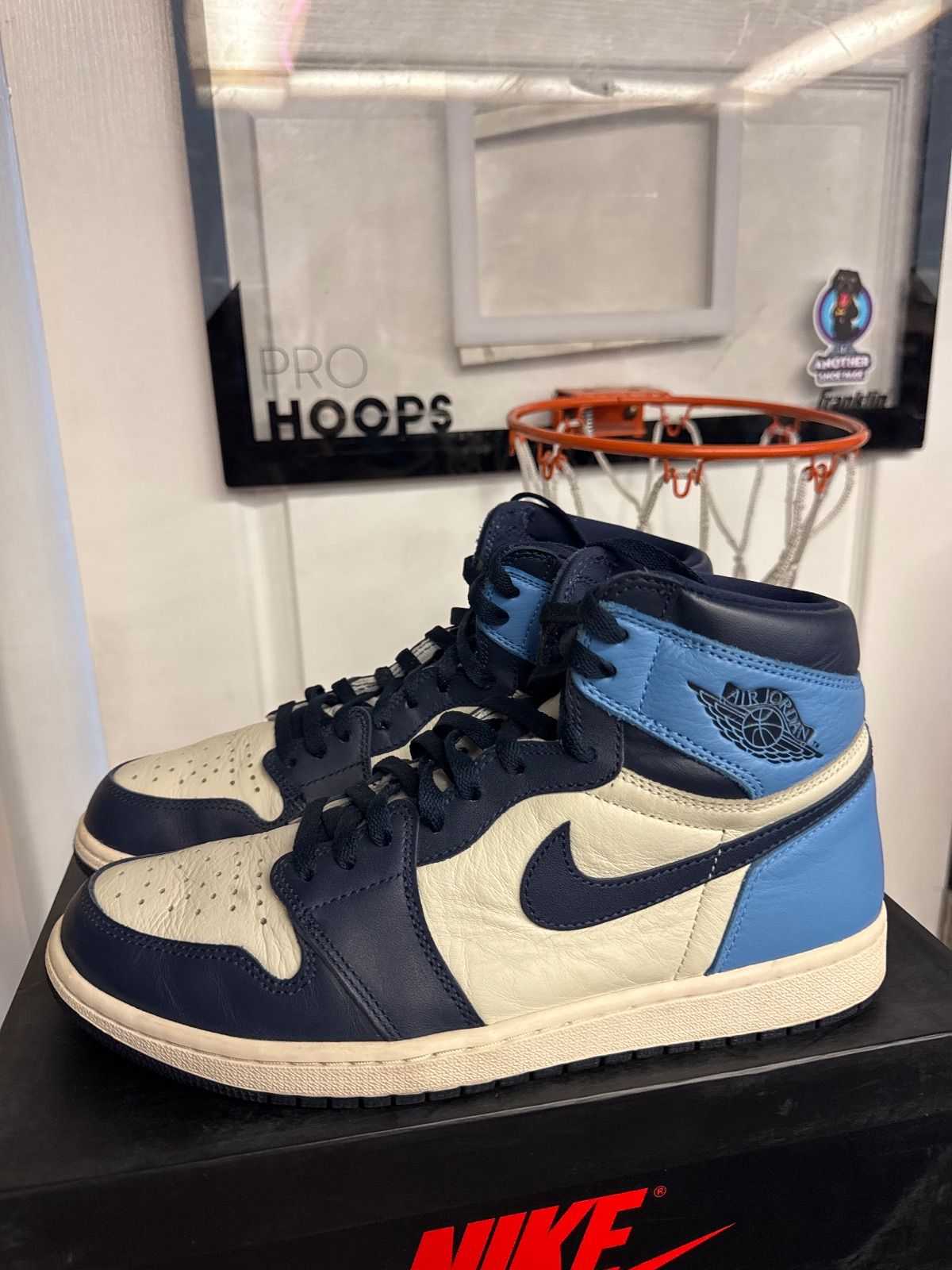 Jordan 1 Retro High Obsidian - Lightly Used, OG All Besides Extra Laces