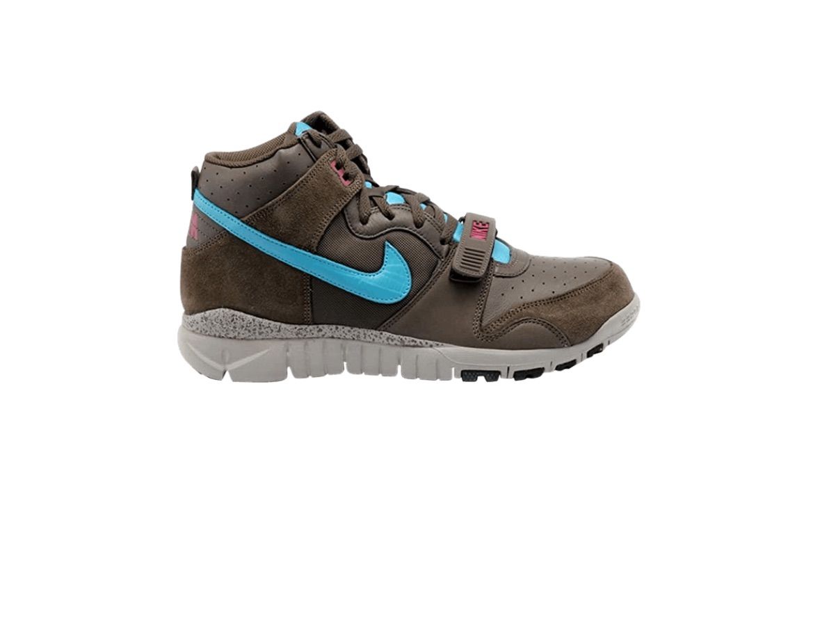 Nike Trainer Dunk High Newsprint Aqua Blue