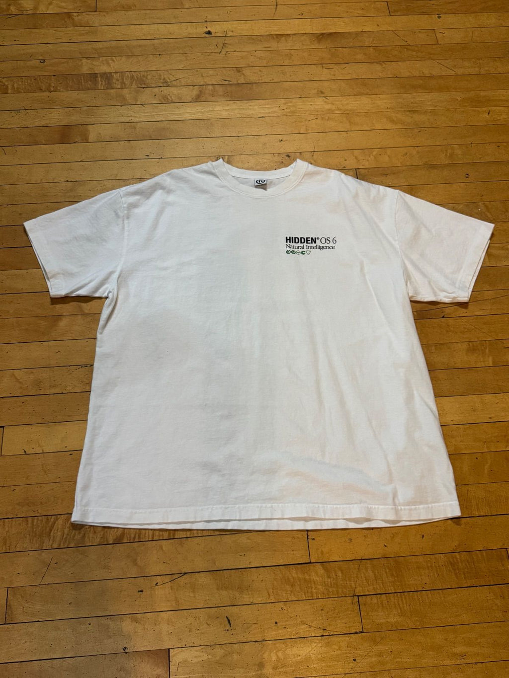 Hidden NY Natural Intelligence OS 6 Tee White
