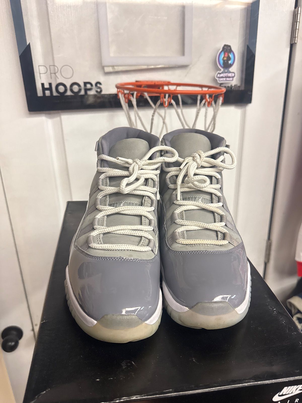 Jordan 11 Retro Cool Grey (2021) - Fairly Used, Replacement Box