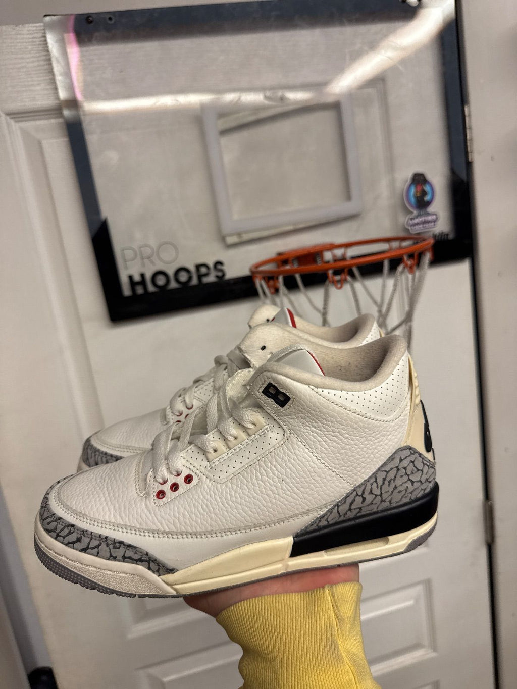 Jordan 3 Retro White Cement Reimagined (GS) - Lightly Used, No Box