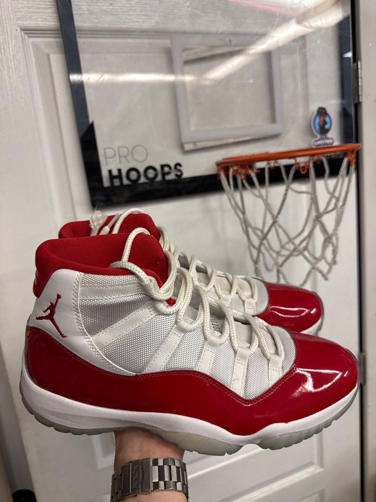 Jordan 11 Retro Cherry (2022) - Lightly Used, No Box