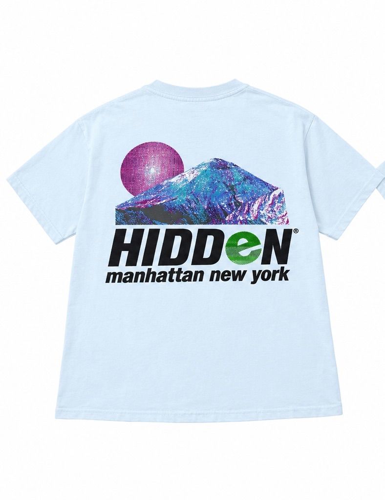 Hidden NY Mountain Tee Sky Blue