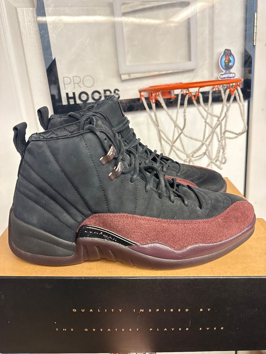 Jordan 12 Retro SP A Ma Maniére Black (Women's) - Lightly Used, OG Box