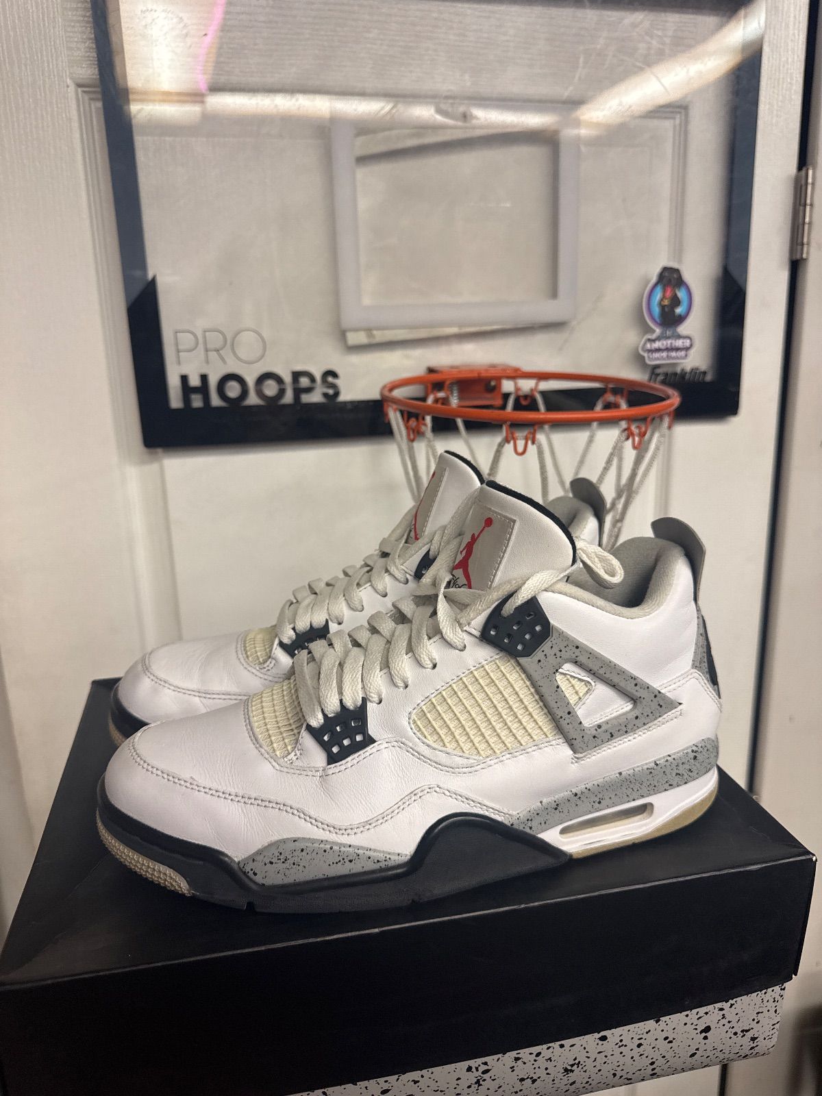 Jordan 4 Retro White Cement (2016) - Lightly Used, OG Box/Missing Hangtag