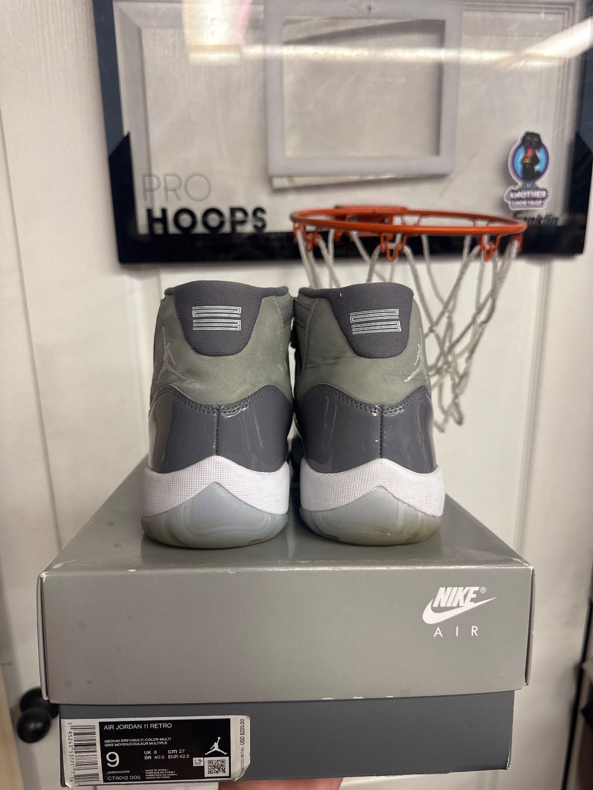 Jordan 11 Retro Cool Grey (2021) - Lightly Used, OG All