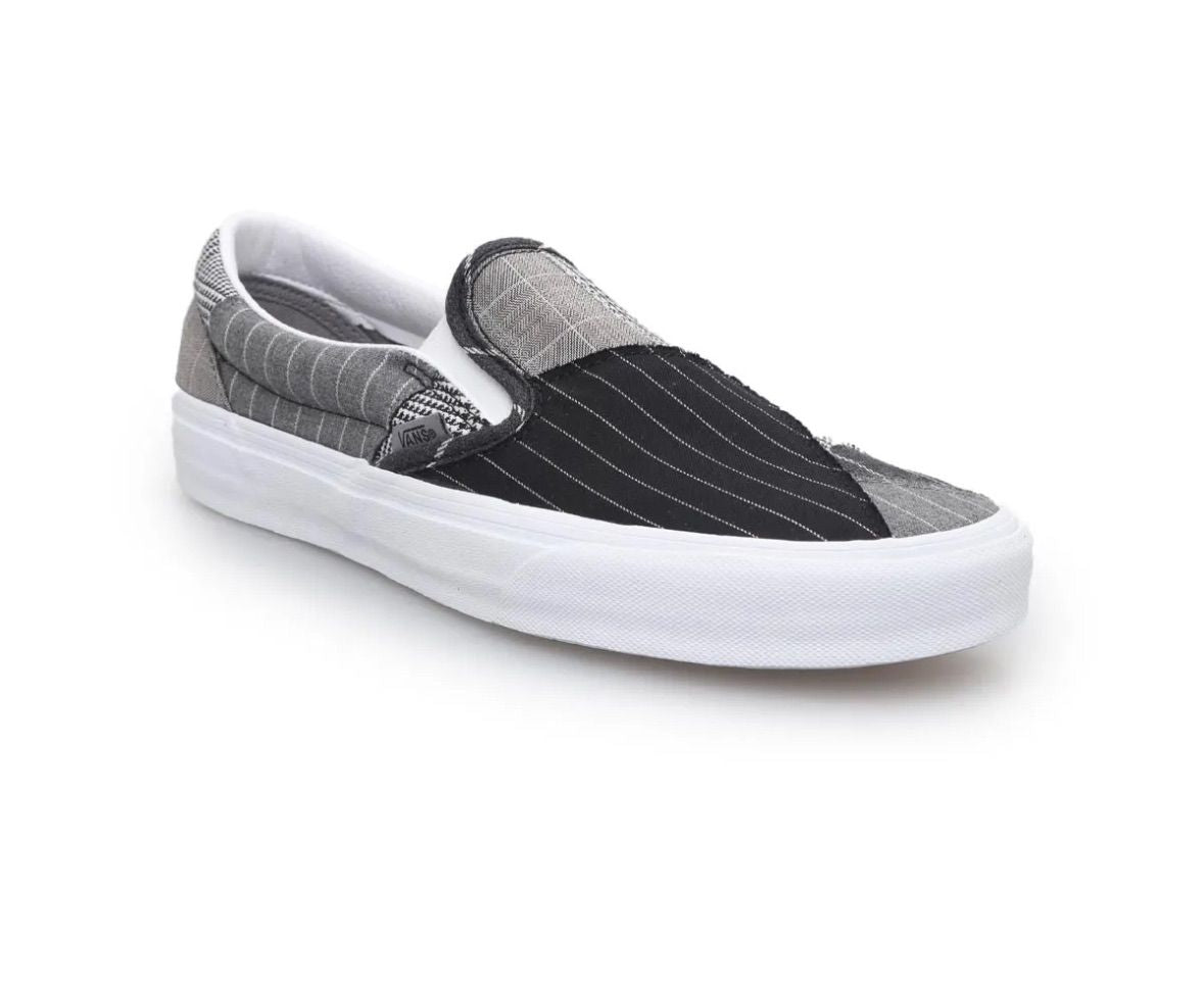 Vans Patchwork Conference Call Suiting Grey Slip On