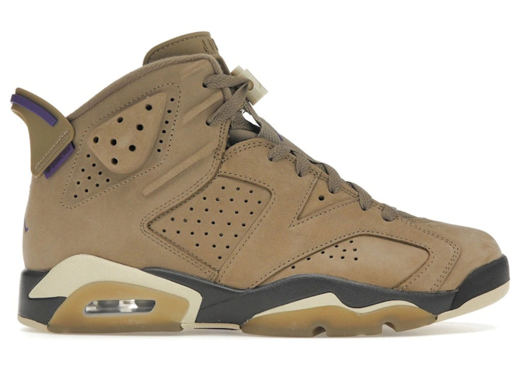 Jordan 6 Retro Gore-Tex Brown Kelp (Women's) - Lightly Used, OG All