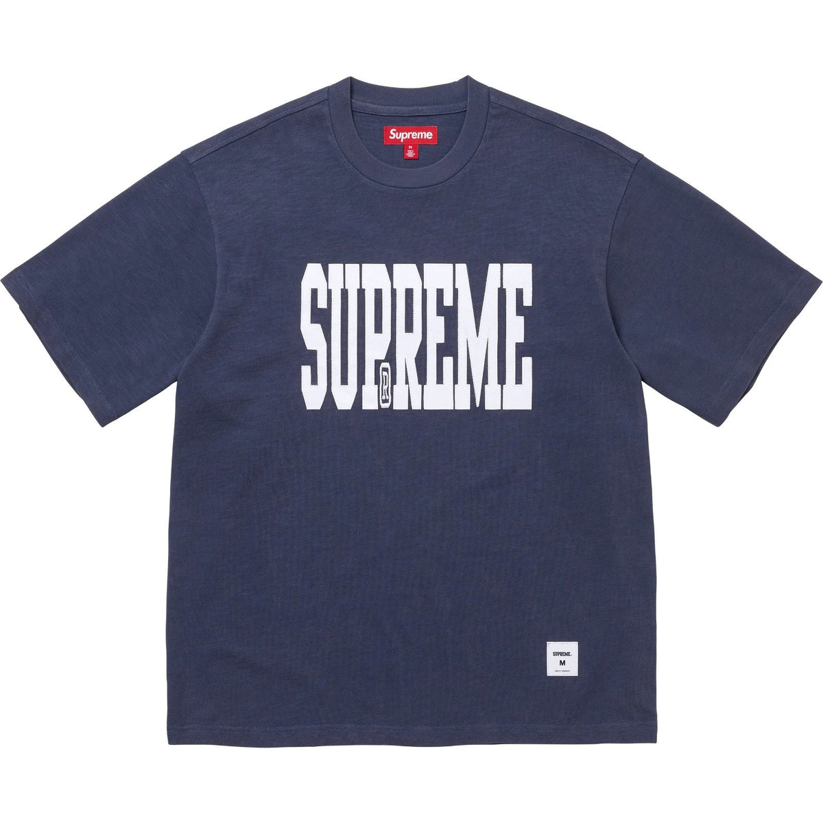 Supreme Stretch Applique S/S Top Navy