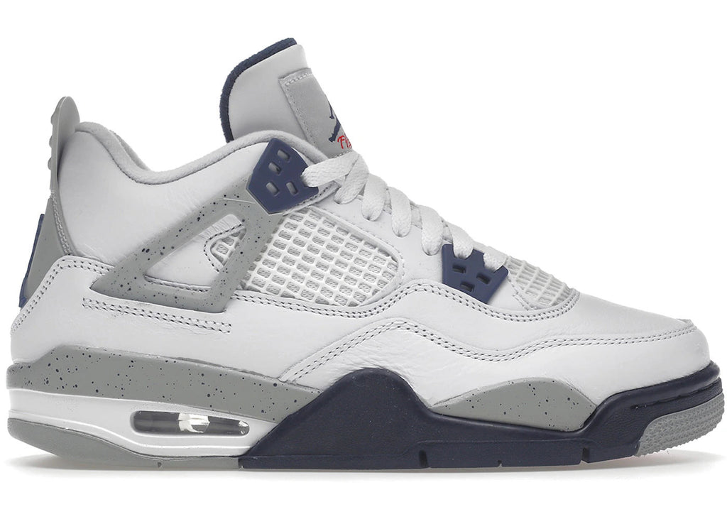 Jordan 4 Retro Midnight Navy (GS) - Lightly Used, No Box