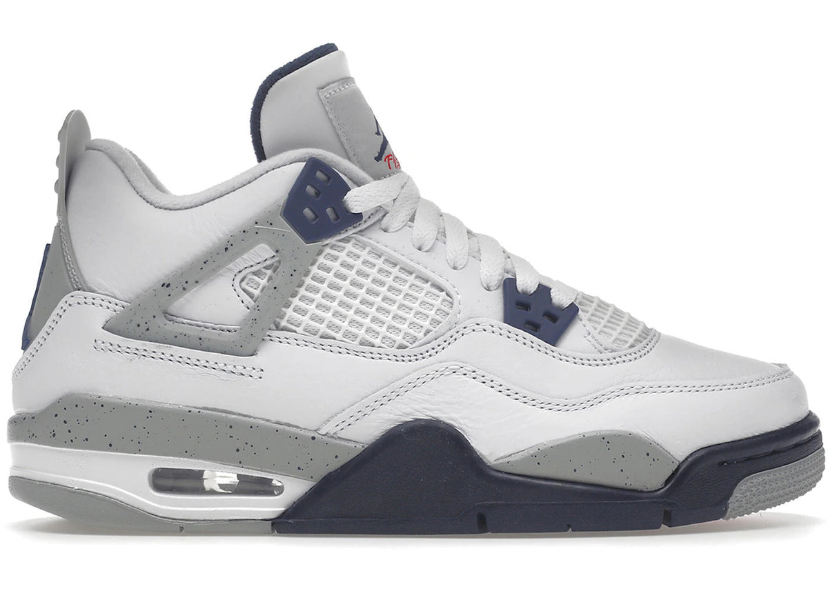 Jordan 4 Retro Midnight Navy (GS) - Lightly Used, No Box