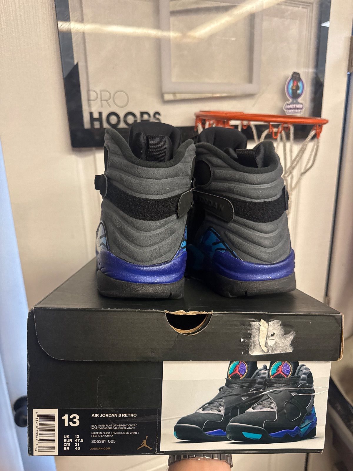 Jordan 8 Retro Aqua (2015) - Lightly Used, OG All