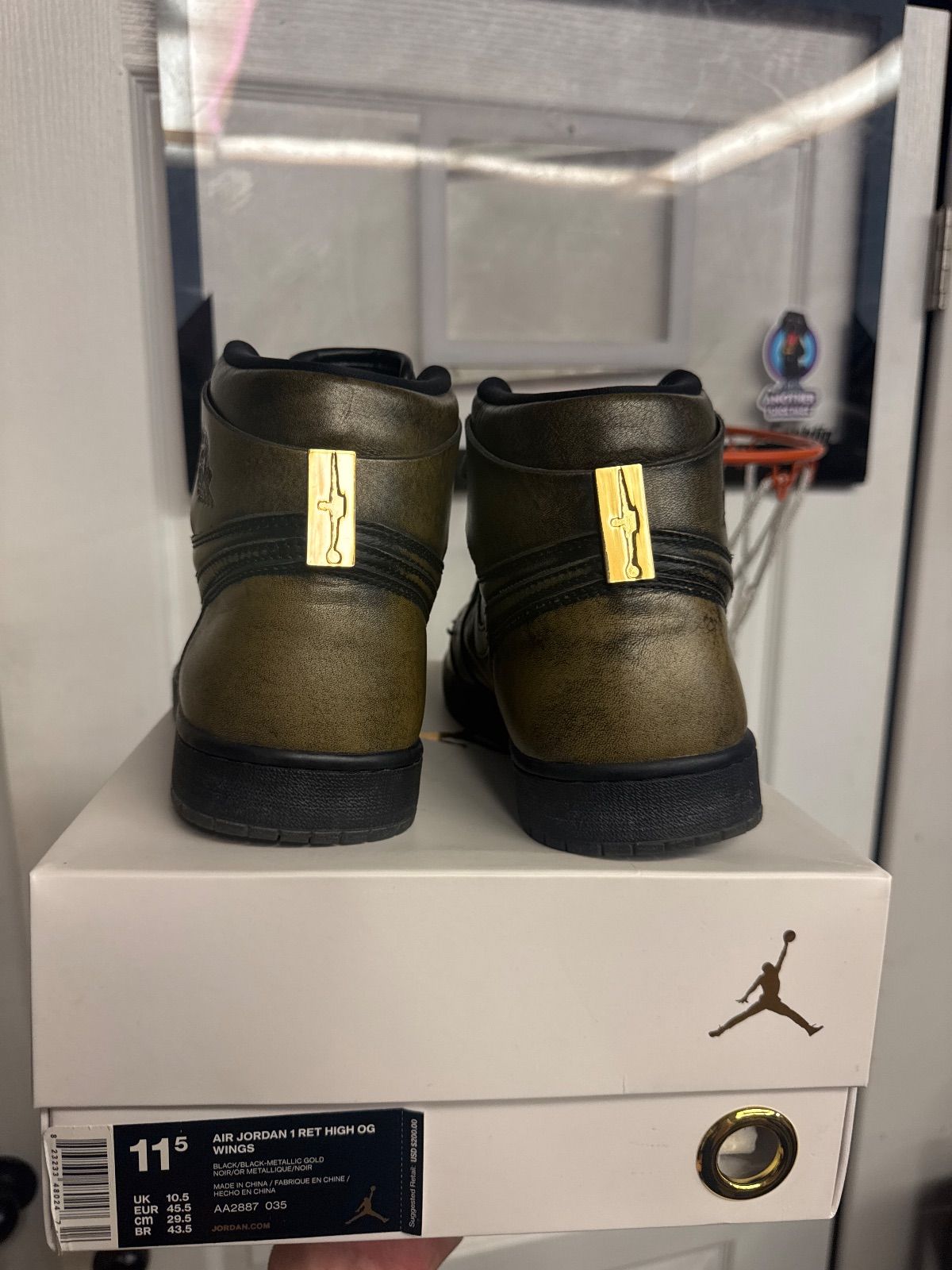 Jordan 1 Retro High OG Wings - Lightly Used, OG All
