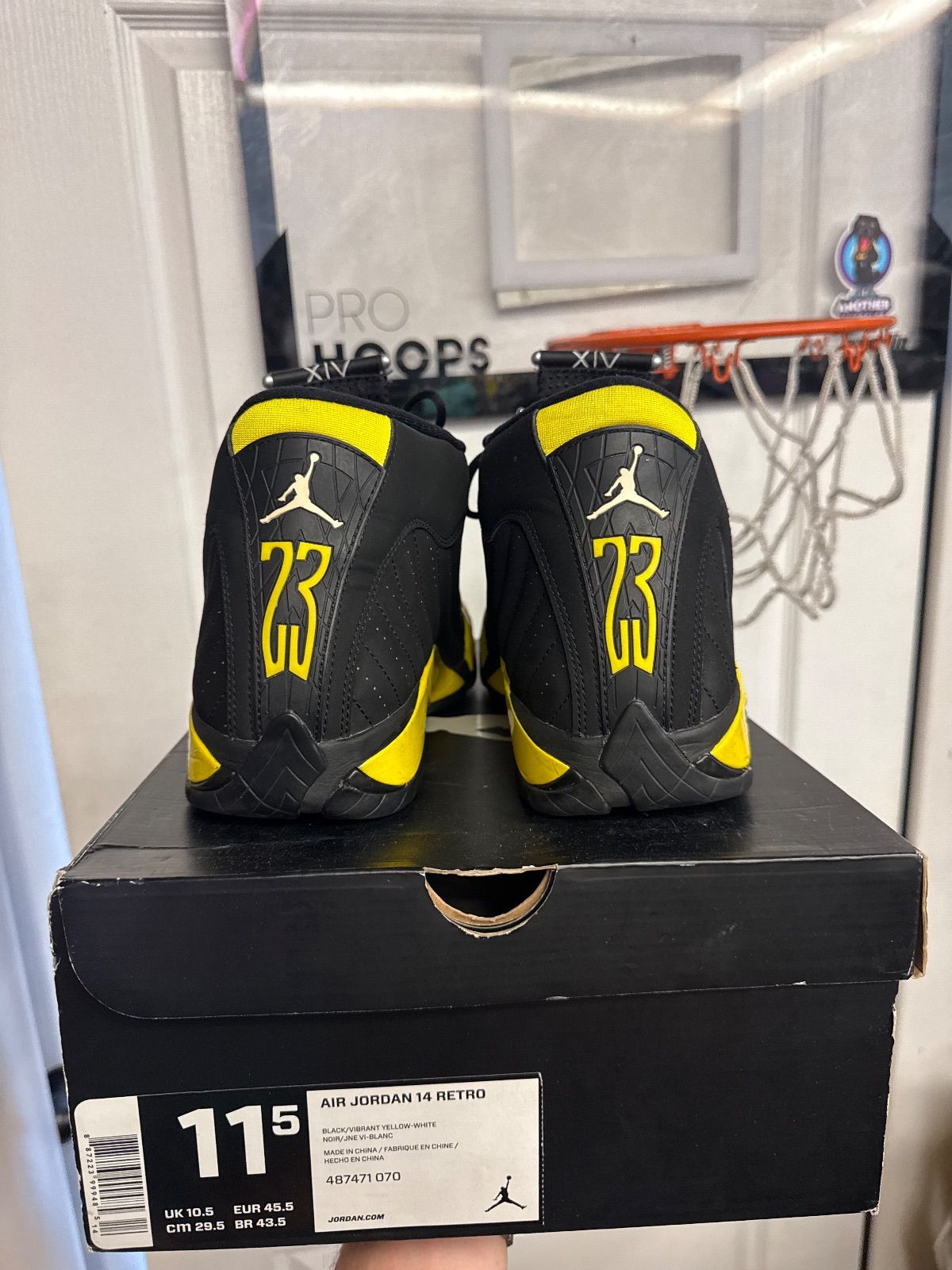 Jordan 14 Retro Thunder - Fairly Used, OG All