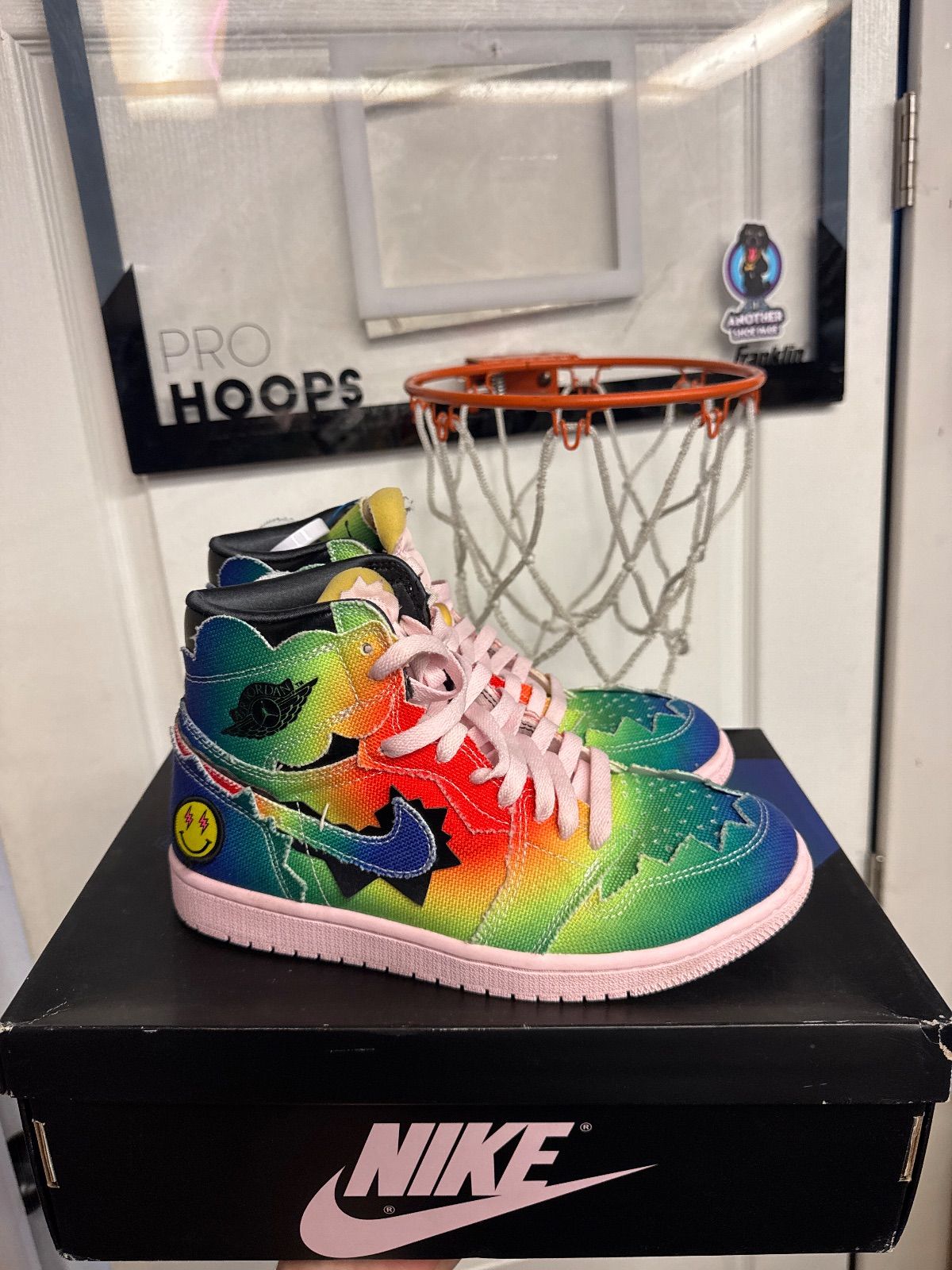 Jordan 1 Retro High J Balvin - Lightly Used, OG All Besides Extra Patches