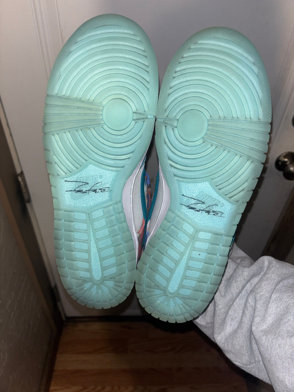 Nike SB Dunk Low Futura Laboratories Bleached Aqua - Lightly Used, OG All