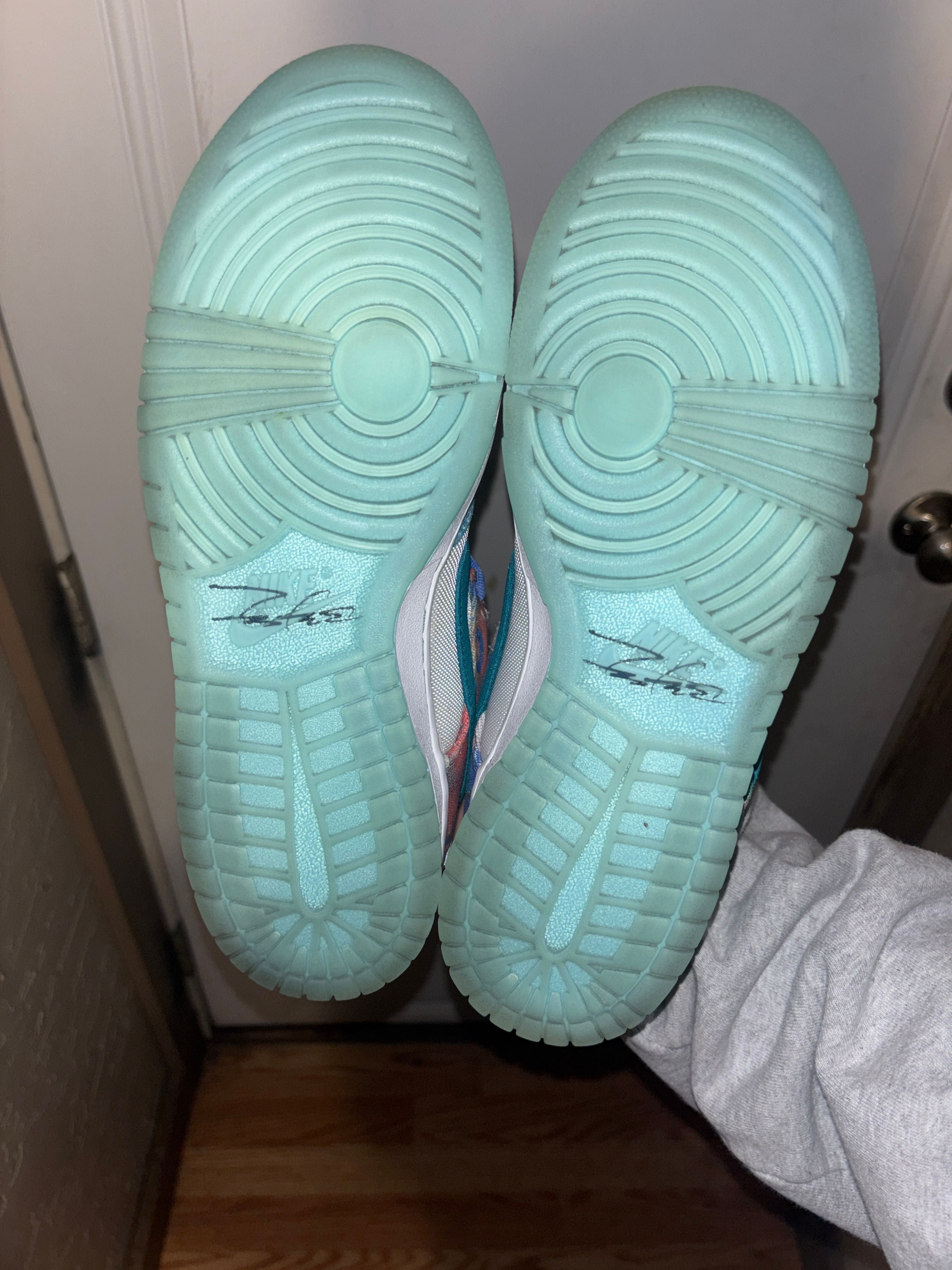 Nike SB Dunk Low Futura Laboratories Bleached Aqua - Lightly Used, OG All