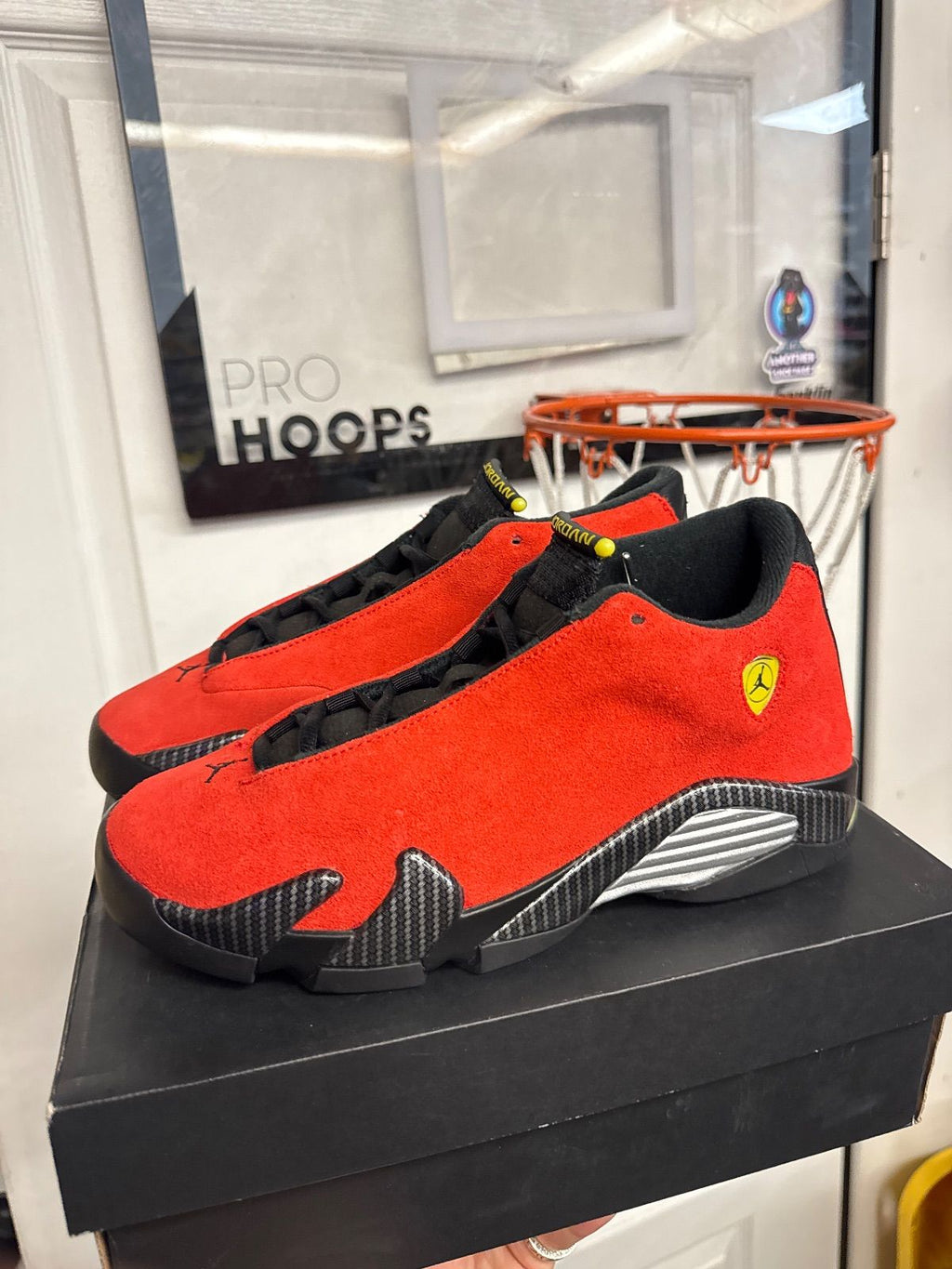 Jordan 14 Retro Ferrari (2025) (GS) - New/Damaged Box
