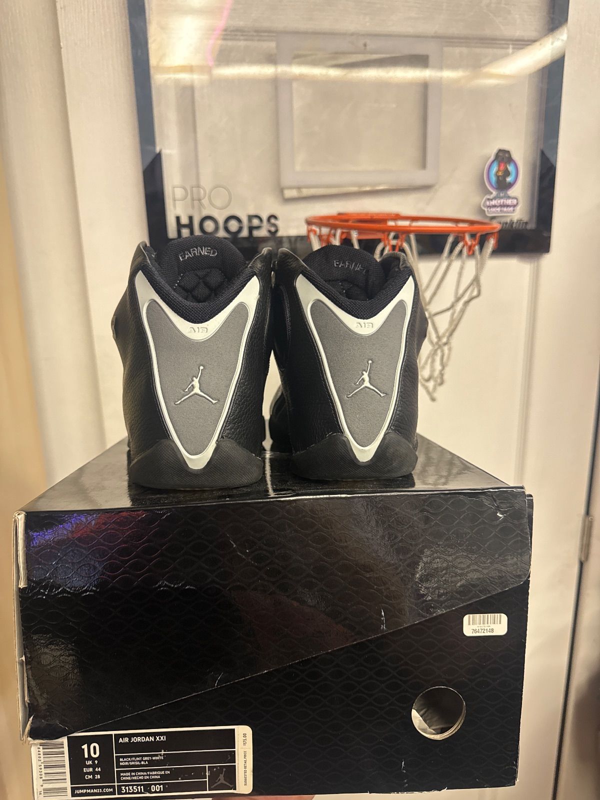 Jordan 21 OG Flint Grey - Lightly Used, OG All