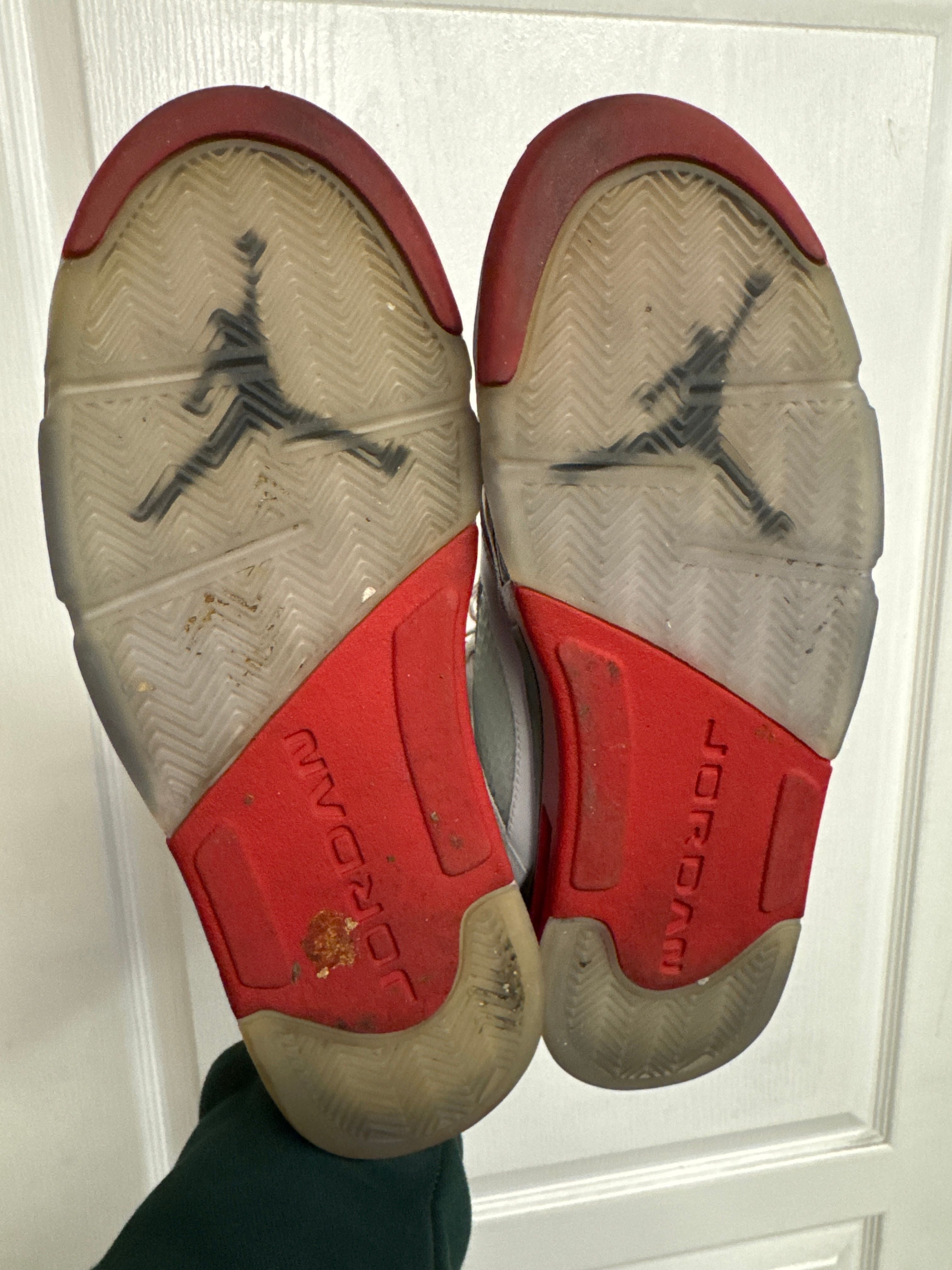 Jordan 5 Retro Fire Red Black Tongue (2013) - Lightly Used, OG All