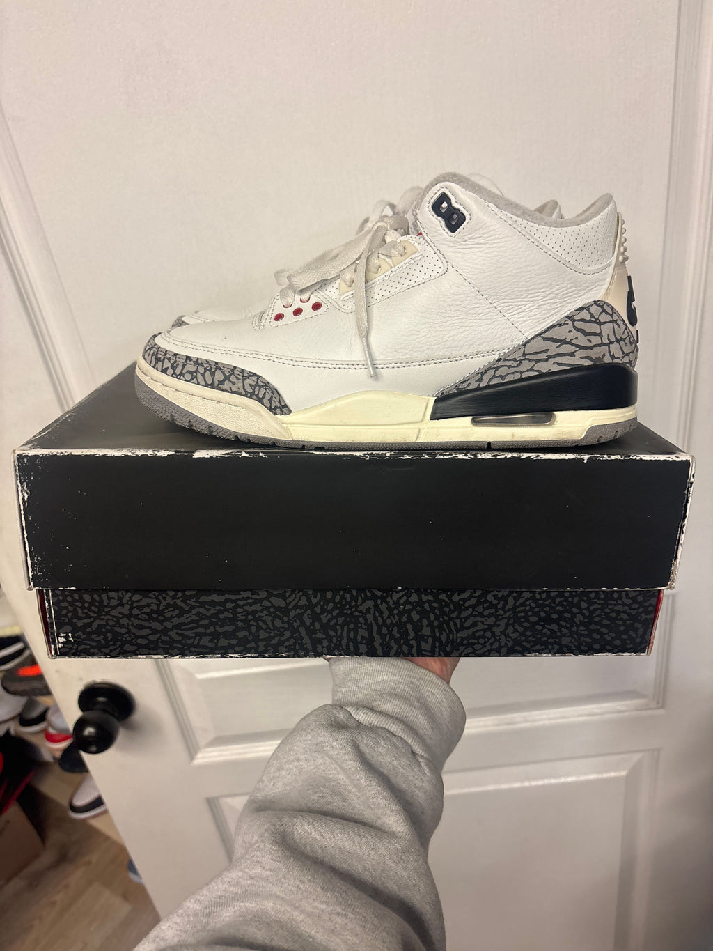 Jordan 3 Retro White Cement Reimagined - Lightly Used
