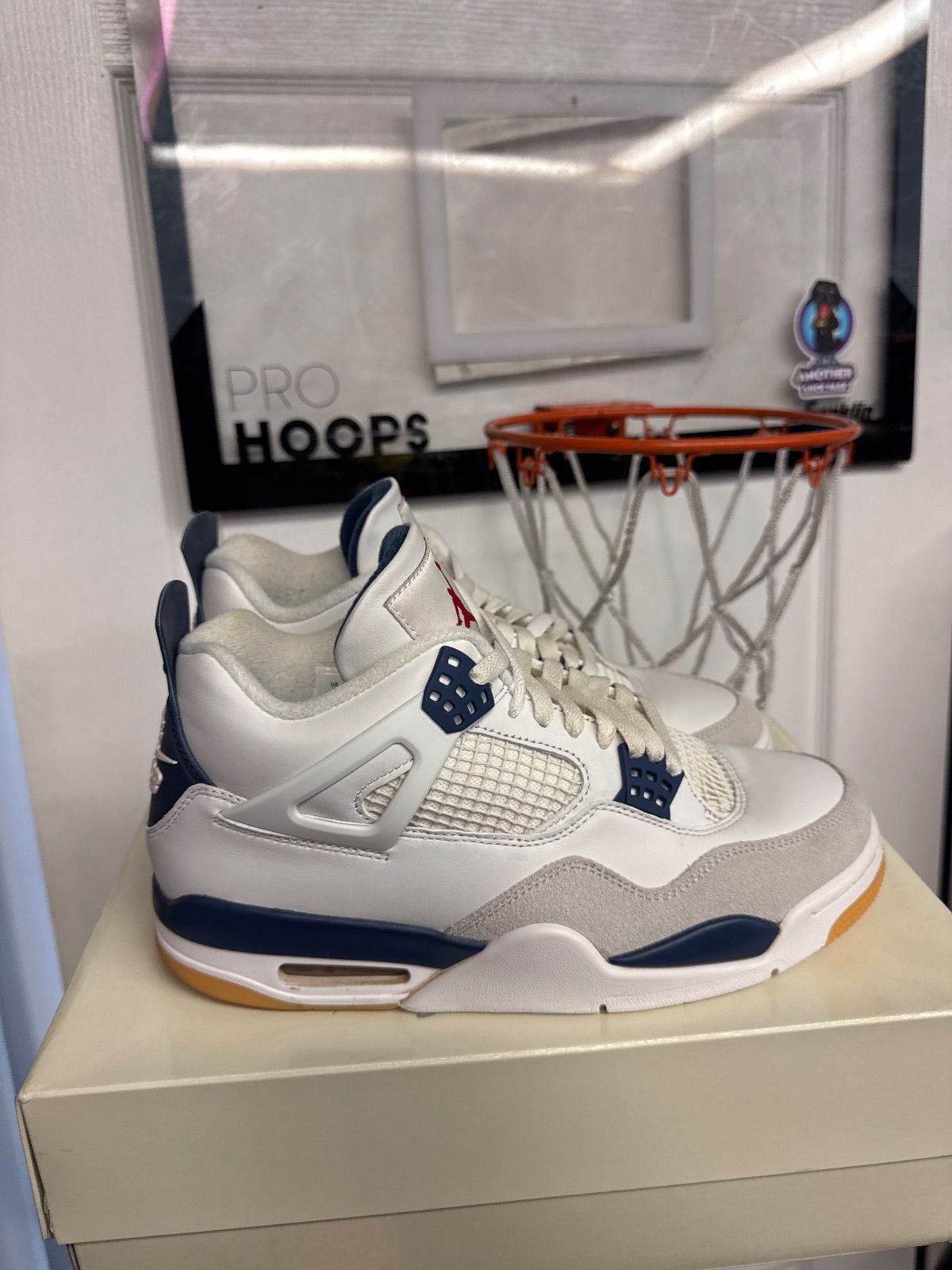 Jordan 4 Retro SB Navy - Lightly Used, OG All