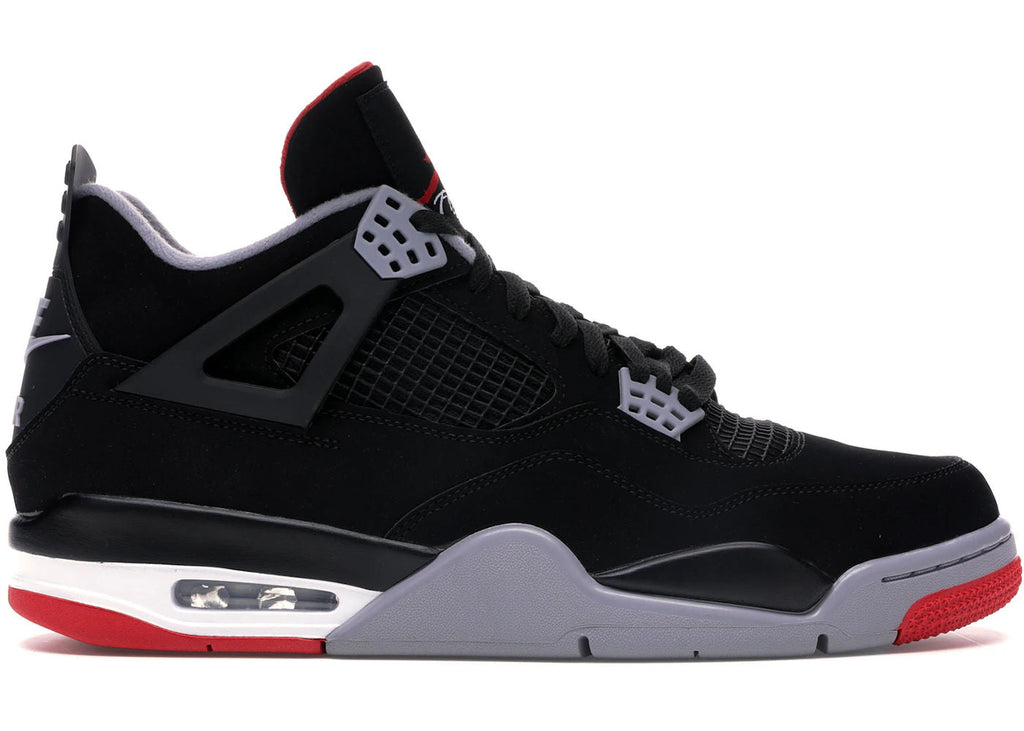 Jordan 4 Retro Bred (2019) - Lightly Used, No Box