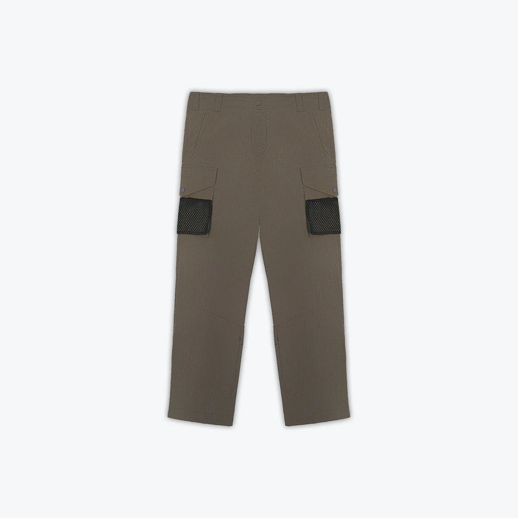 Richie Le Nylon Ripstop Cargo Pants Brown
