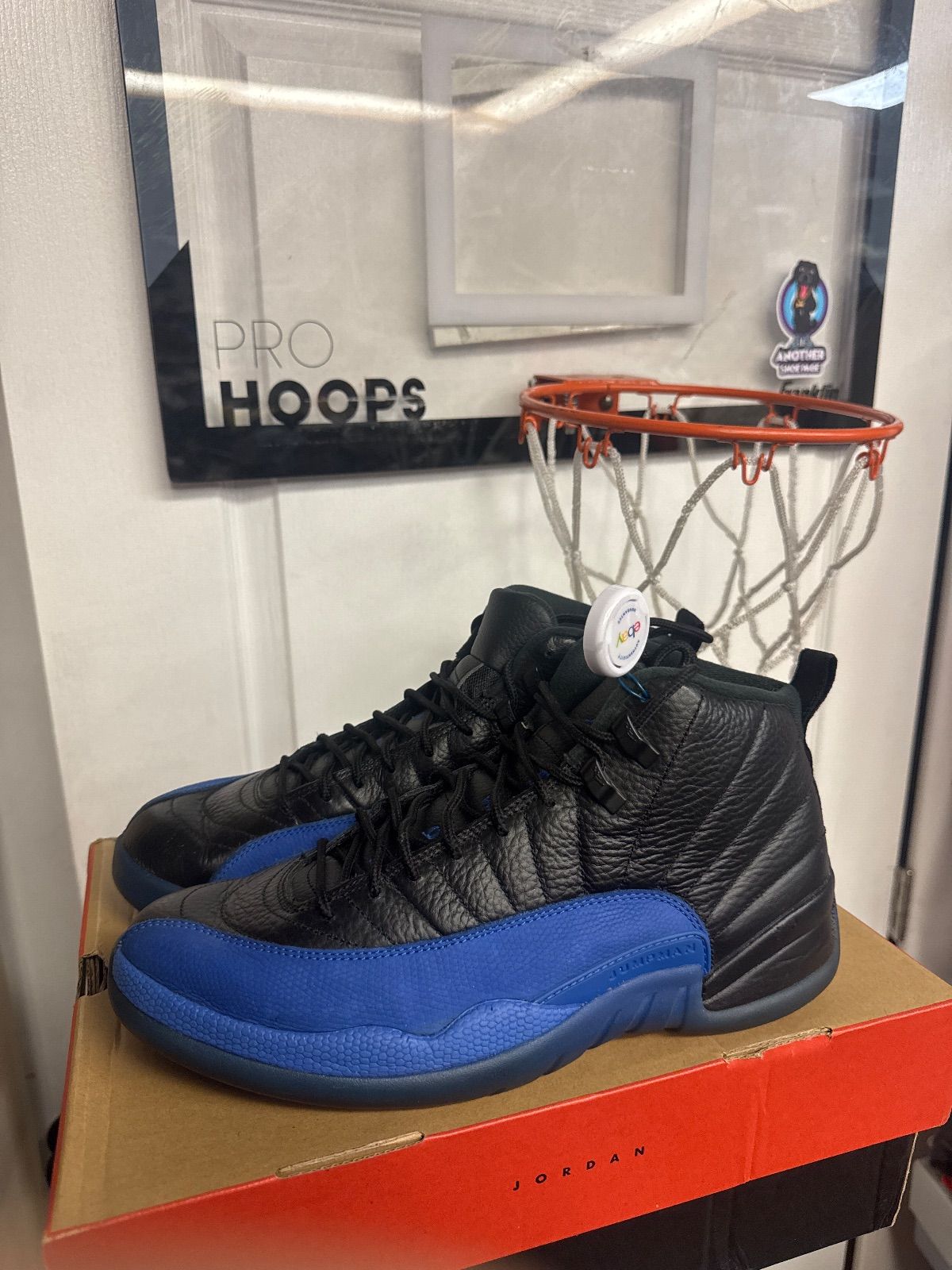 Jordan 12 Retro Black Game Royal - Lightly Used, OG All