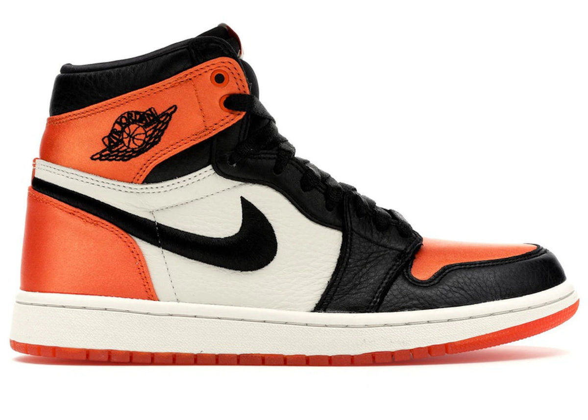 Jordan 1 Retro High OG Satin Shattered Backboard (Women's) - Lightly Used, OG All