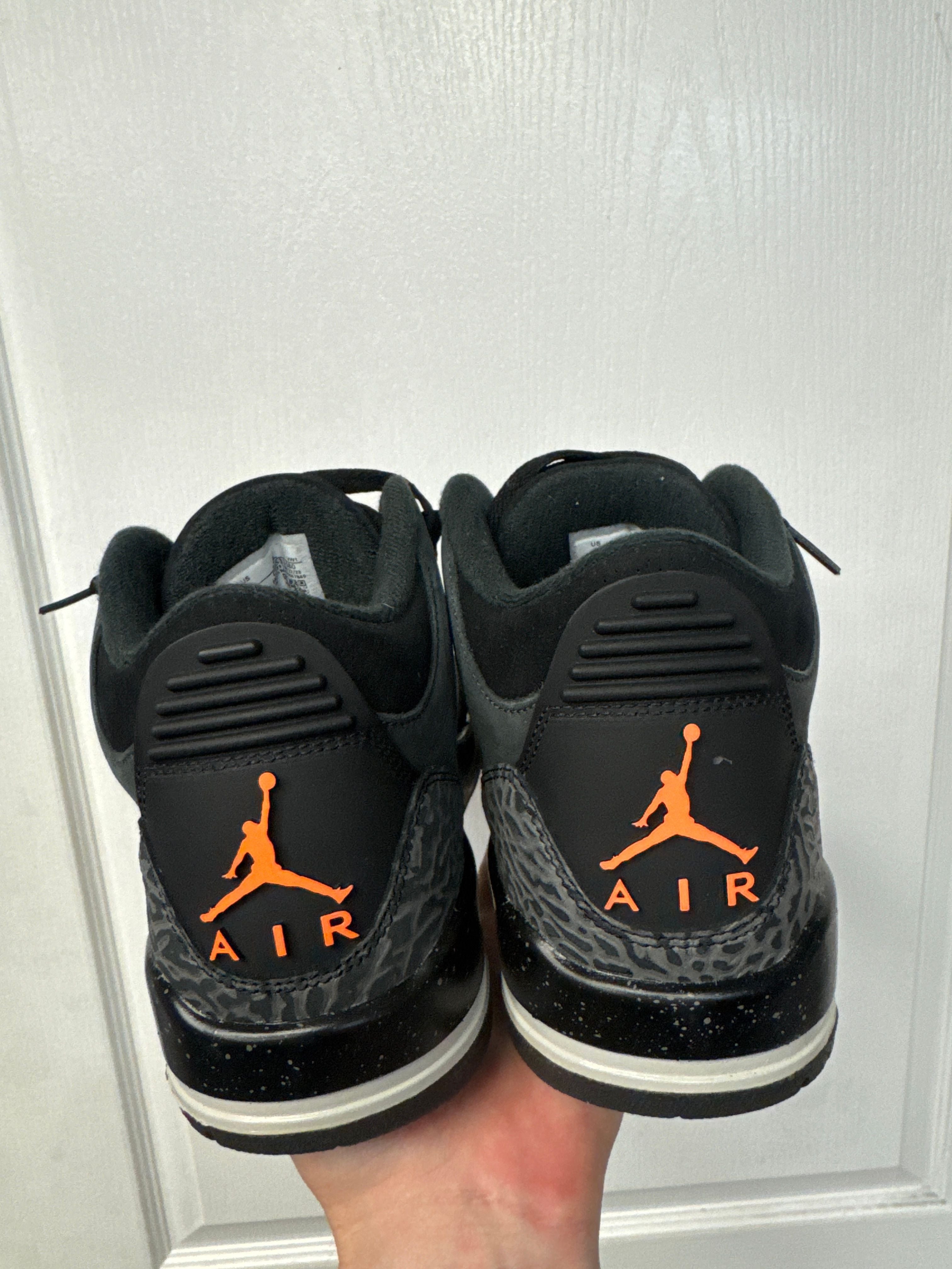 Jordan 3 Retro Fear Pack (2023) - Lightly Used, No Box