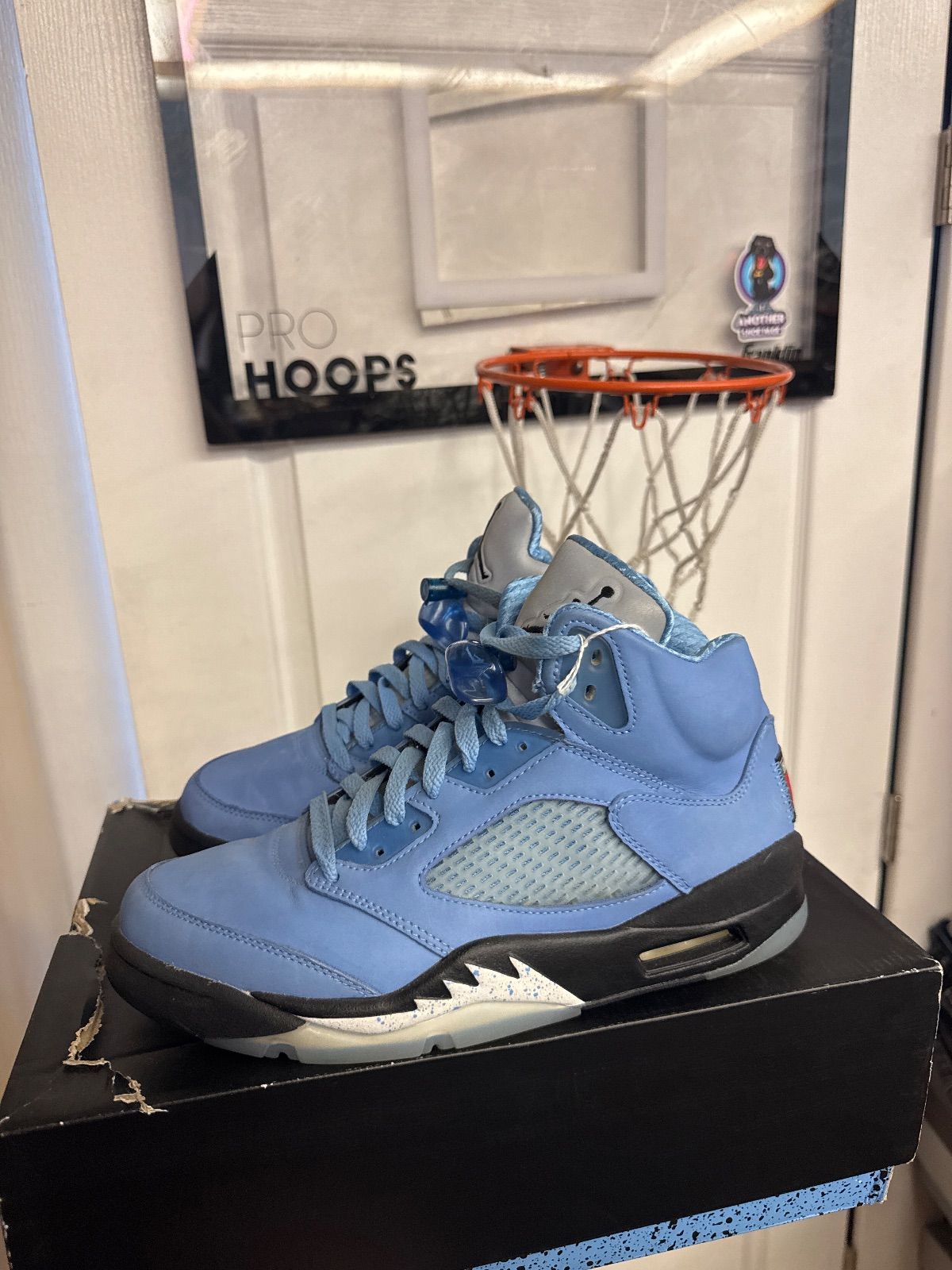 Jordan 5 Retro UNC University Blue - Lightly Used, OG All