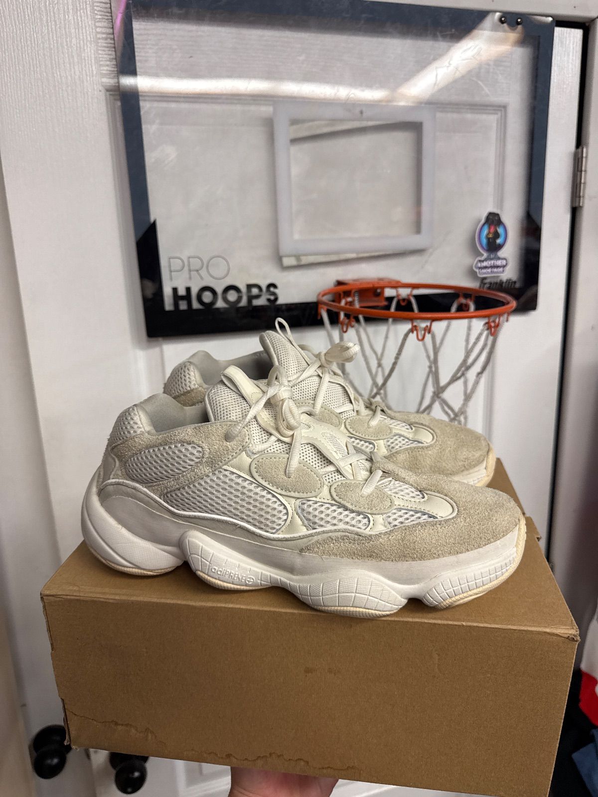 adidas Yeezy 500 Bone White (2023) - Lightly Used, OG All/Damaged Box