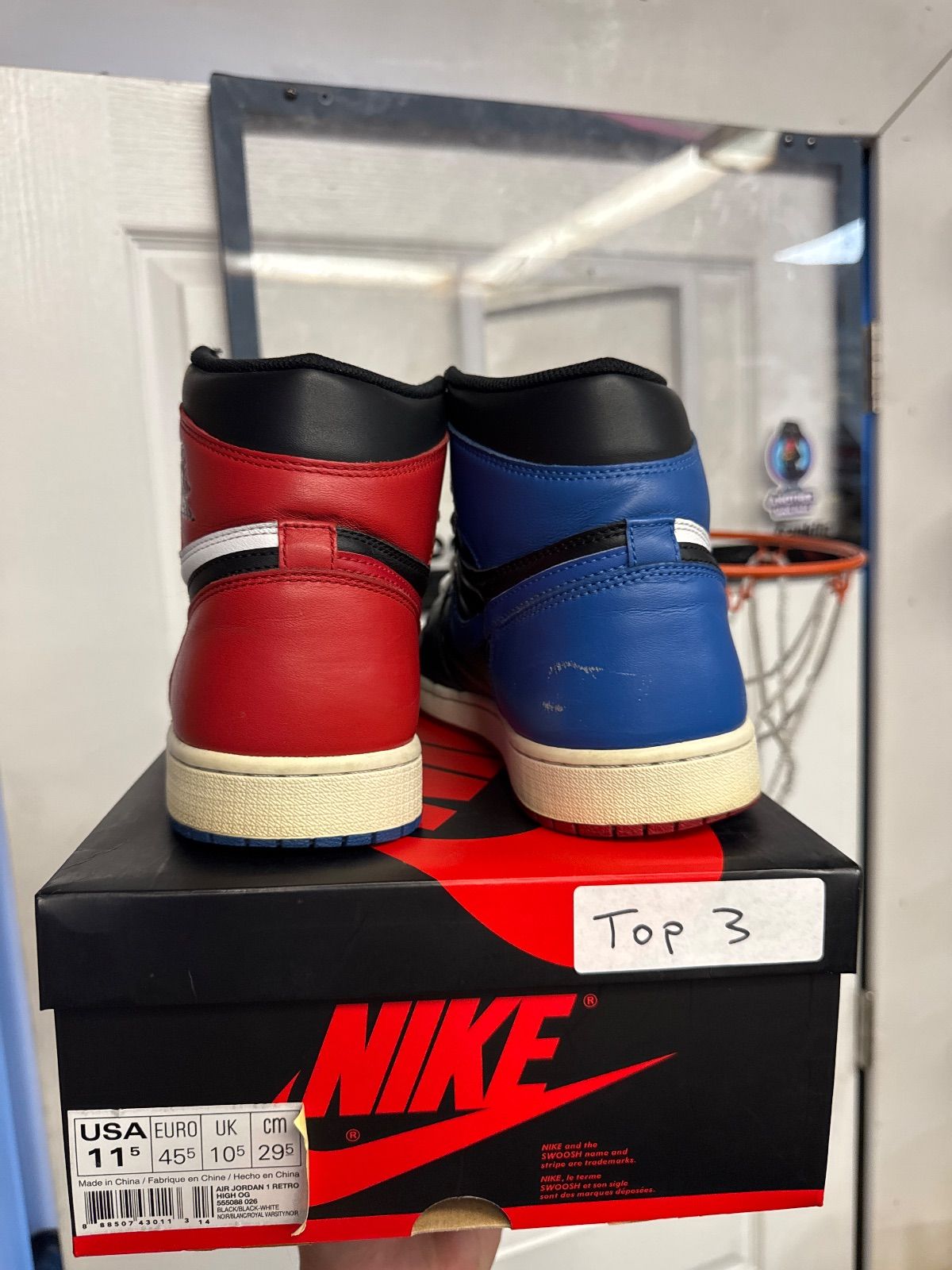 Jordan 1 Retro Top 3 - Lightly Used, OG All