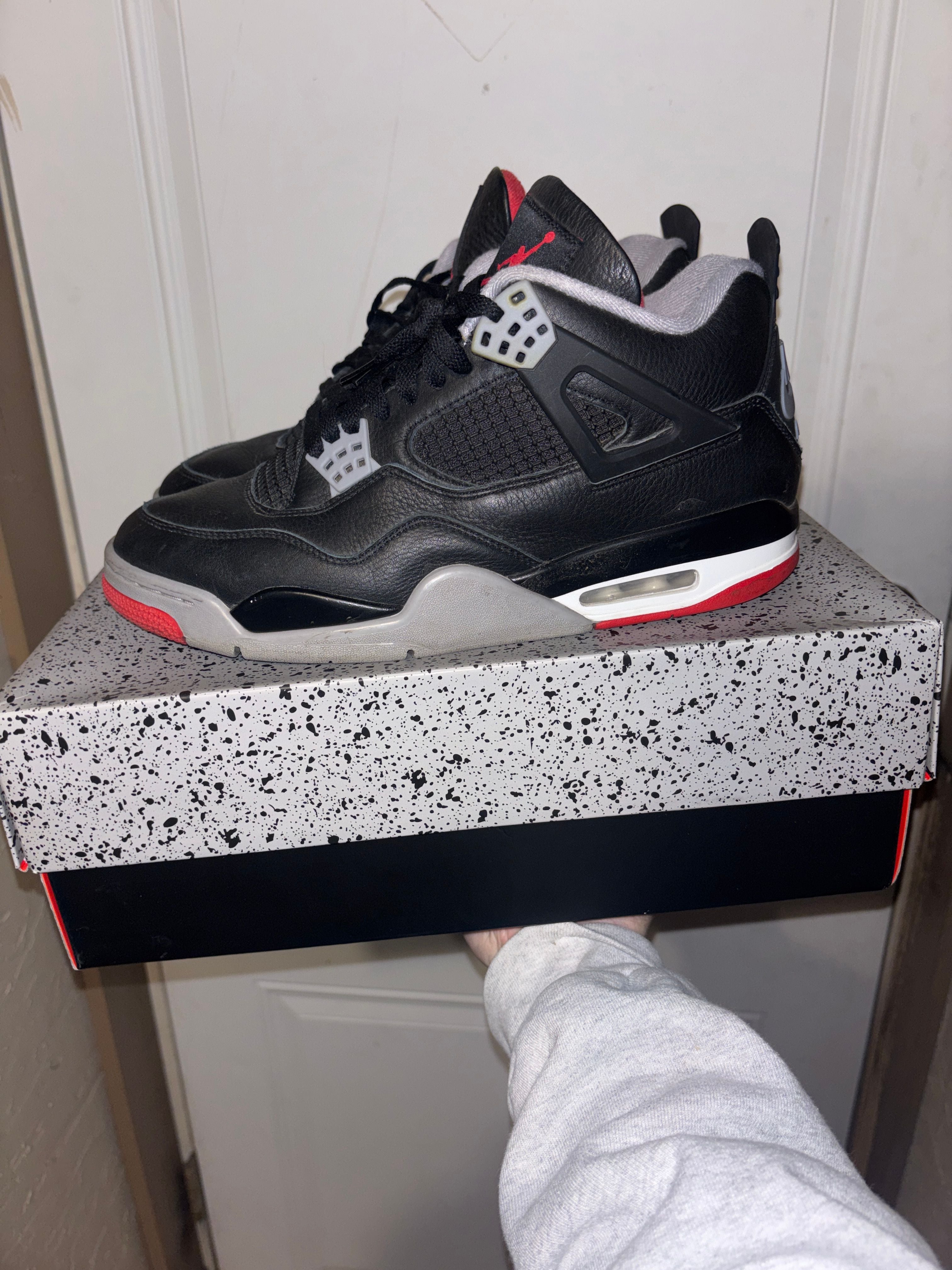 Jordan 4 Retro Bred Reimagined - Lightly Used, OG All