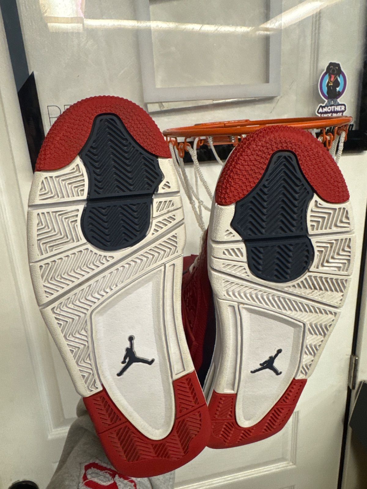 Jordan 4 Retro FIBA (2019) - Lightly Used, Replacement Box