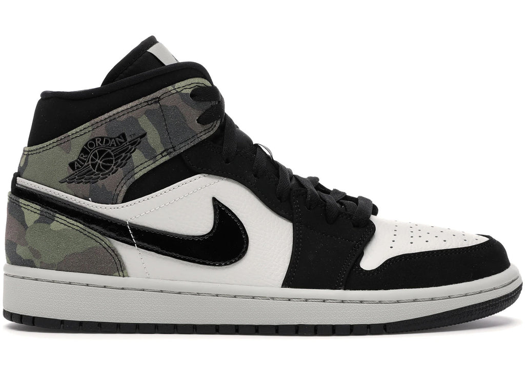 Jordan 1 Mid Camo (2020) - Lightly Used, OG All