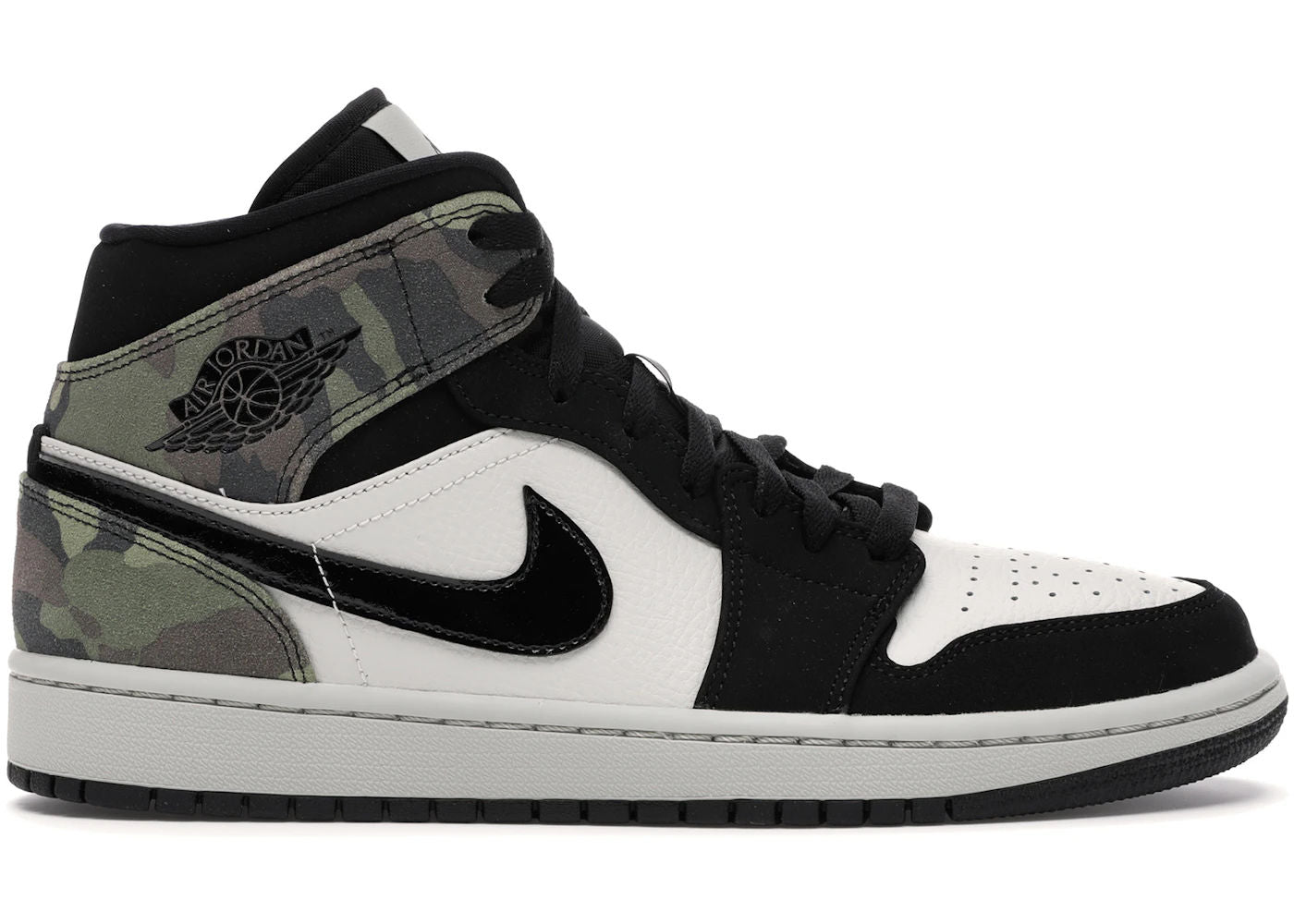 Jordan 1 Mid Camo (2020) - Lightly Used, OG All