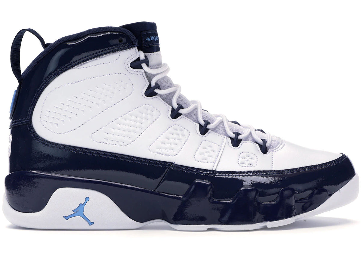 Jordan 9 Retro Pearl Blue - Lightly Used, Replacement Box