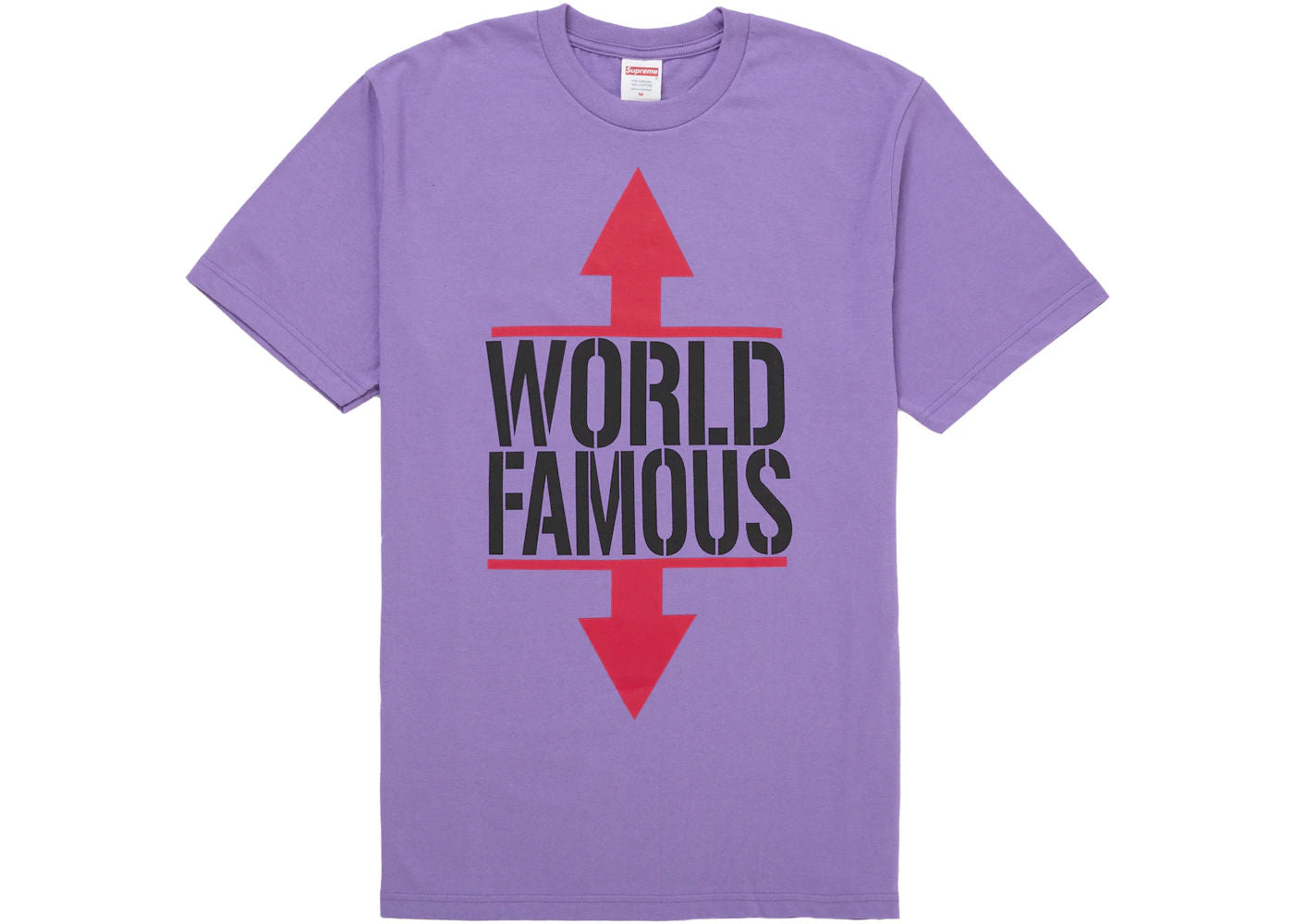 Supreme World Famous Tee Purple