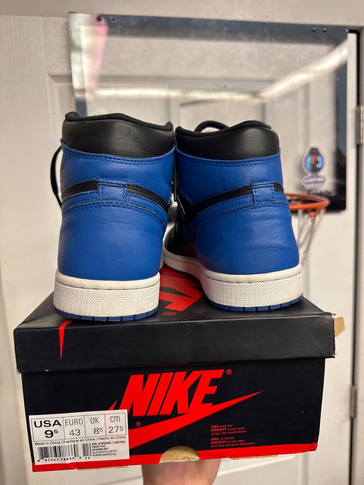 Jordan 1 Retro Royal (2017) - Lightly Used, OG All