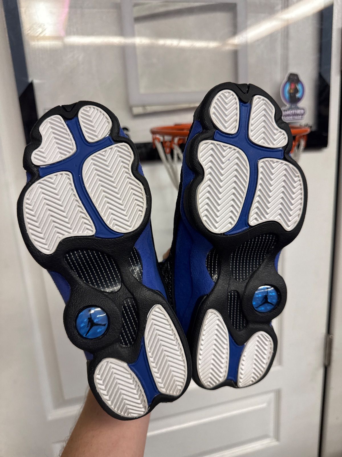 Jordan 13 Retro Black Hyper Royal (GS) - Lightly Used, OG All