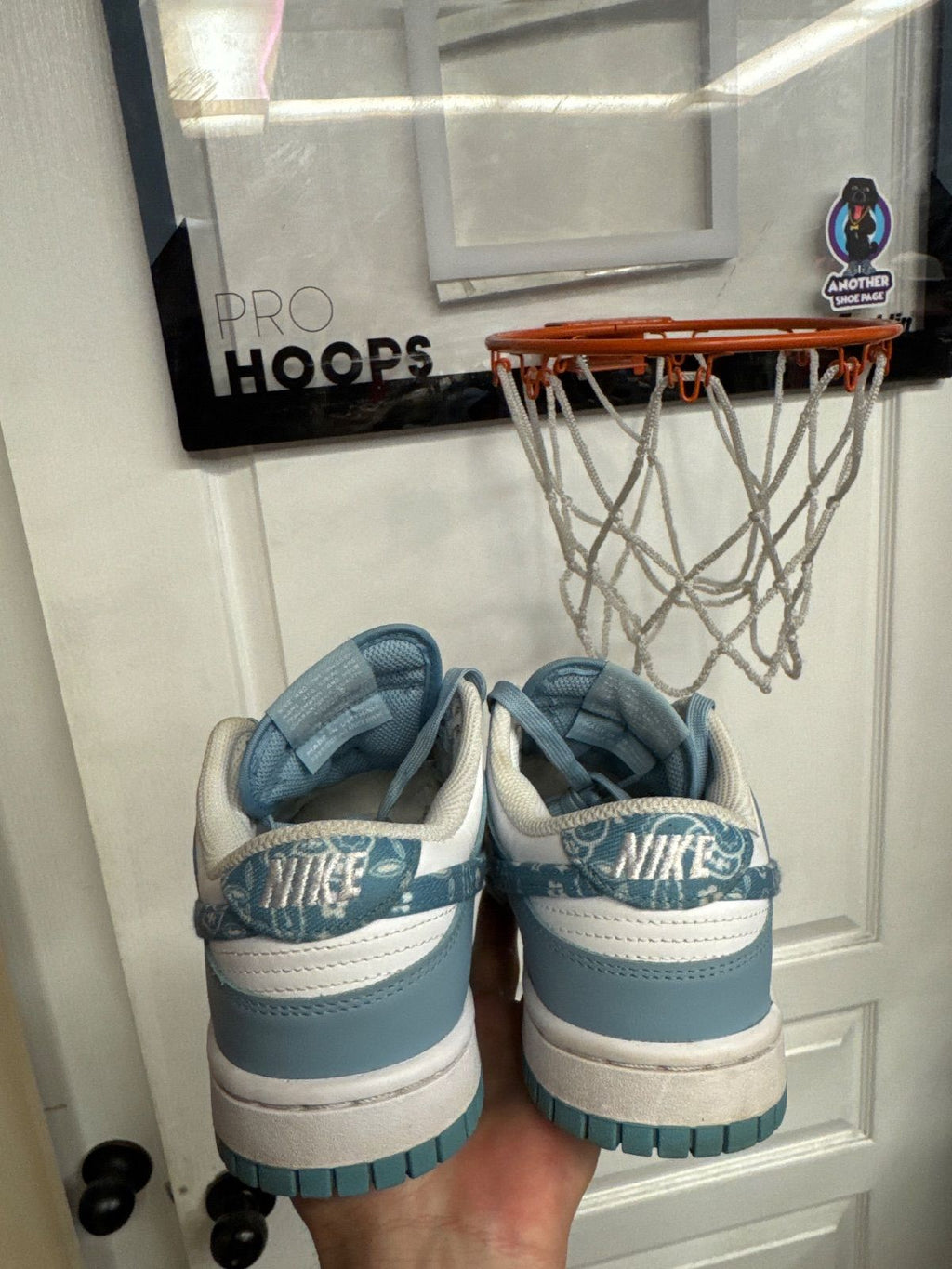 Nike Dunk Low Essential Paisley Pack Worn Blue (Women's) - Lightly Used, No Box