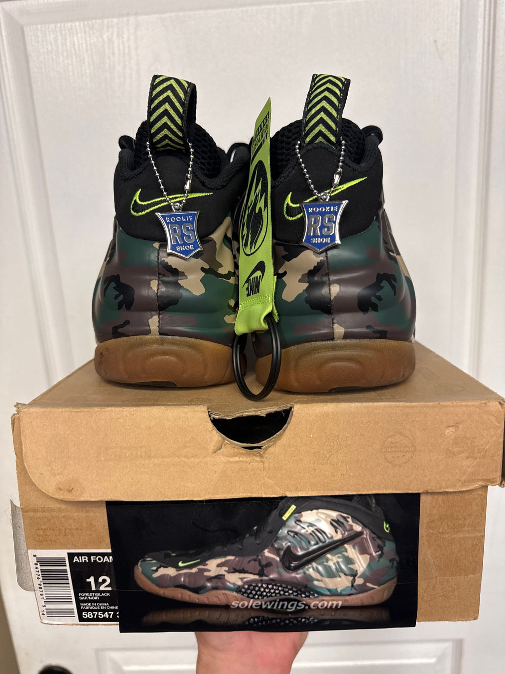 Nike Air Foamposite Pro Army Camo - Lightly Used, OG All