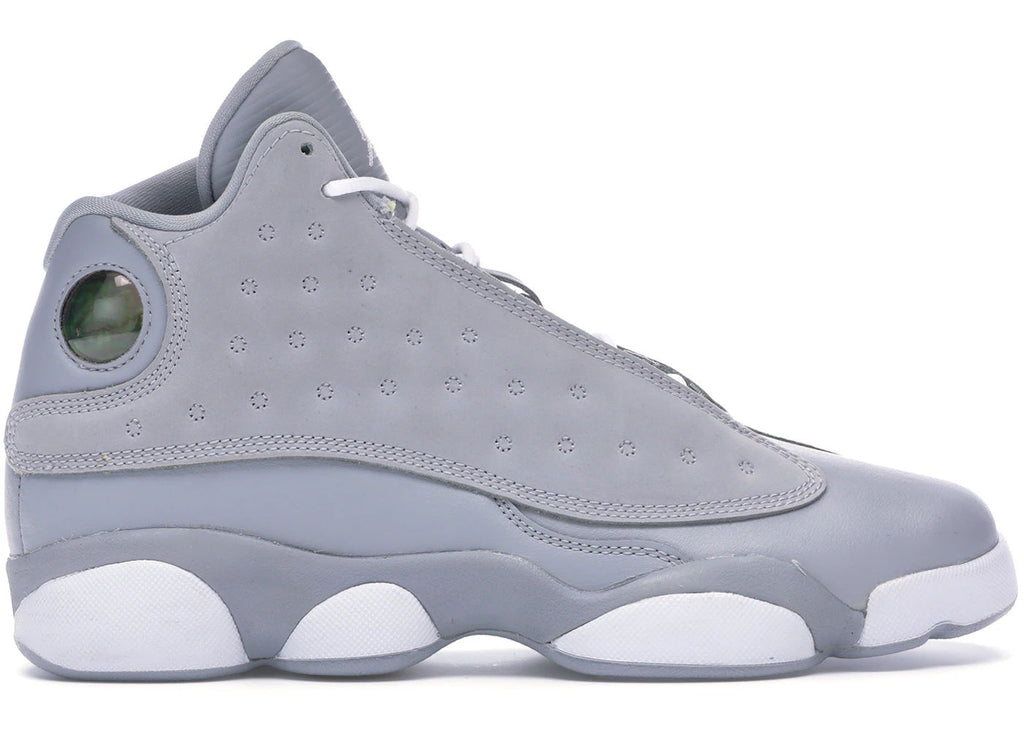 Jordan 13 Retro Wolf Grey Deadly Pink (GS) - Lightly Used, OG All