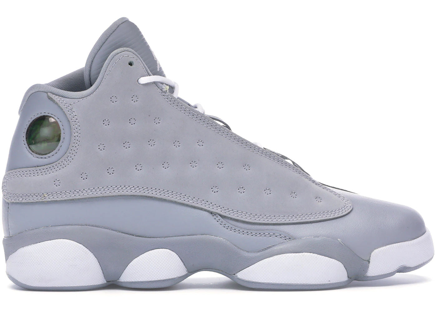 Jordan 13 Retro Wolf Grey Deadly Pink (GS) - Lightly Used, OG All