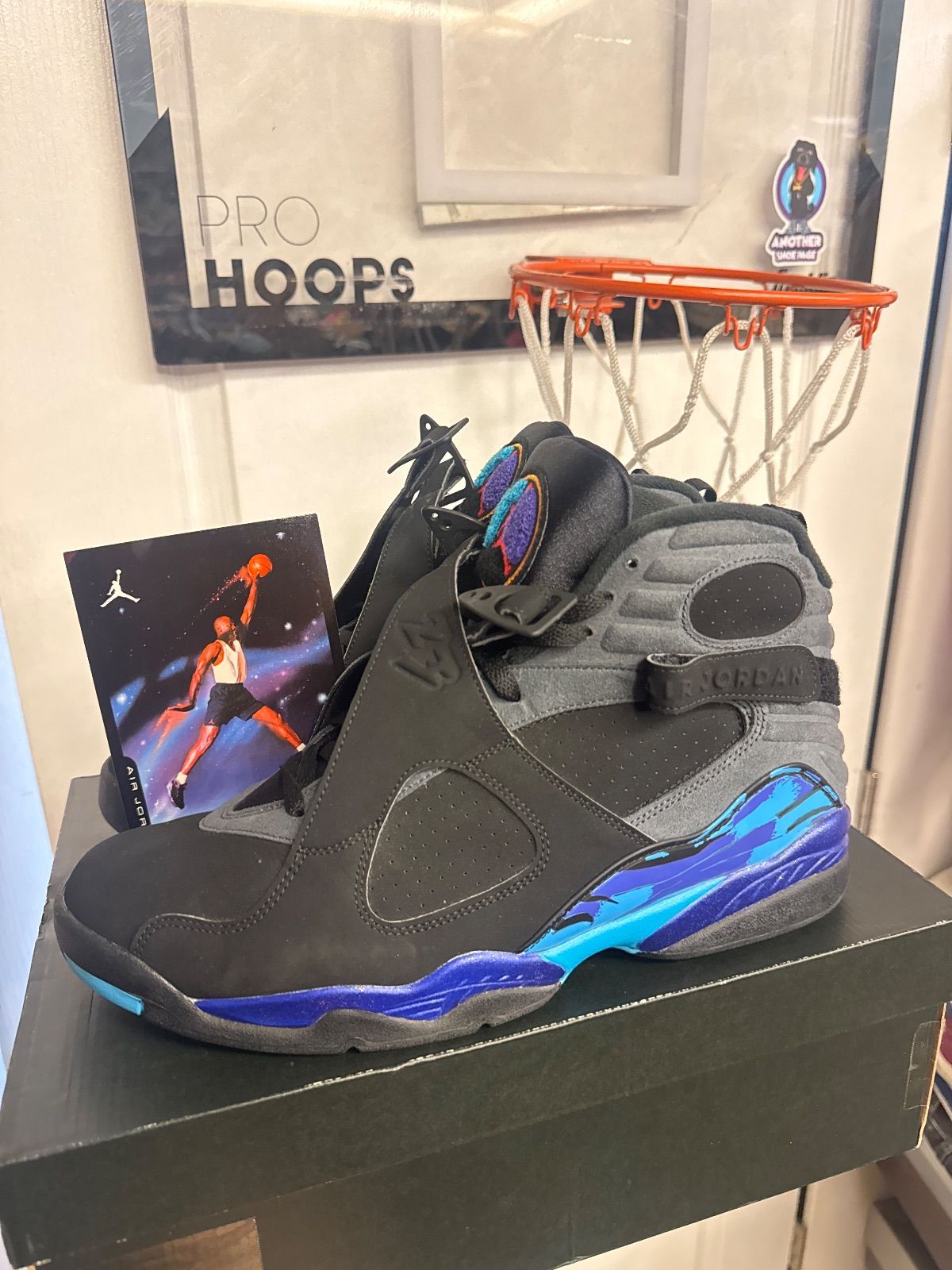 Jordan 8 Retro Aqua (2015) - Lightly Used, OG All