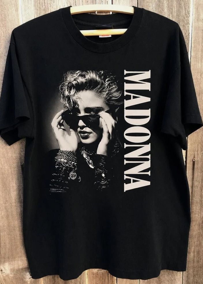 Madonna Graphic Tee Black