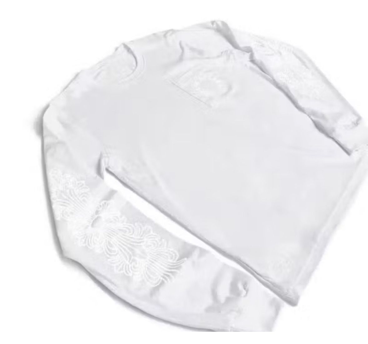 Chrome Hearts Long Sleeve Pocket T-Shirt White