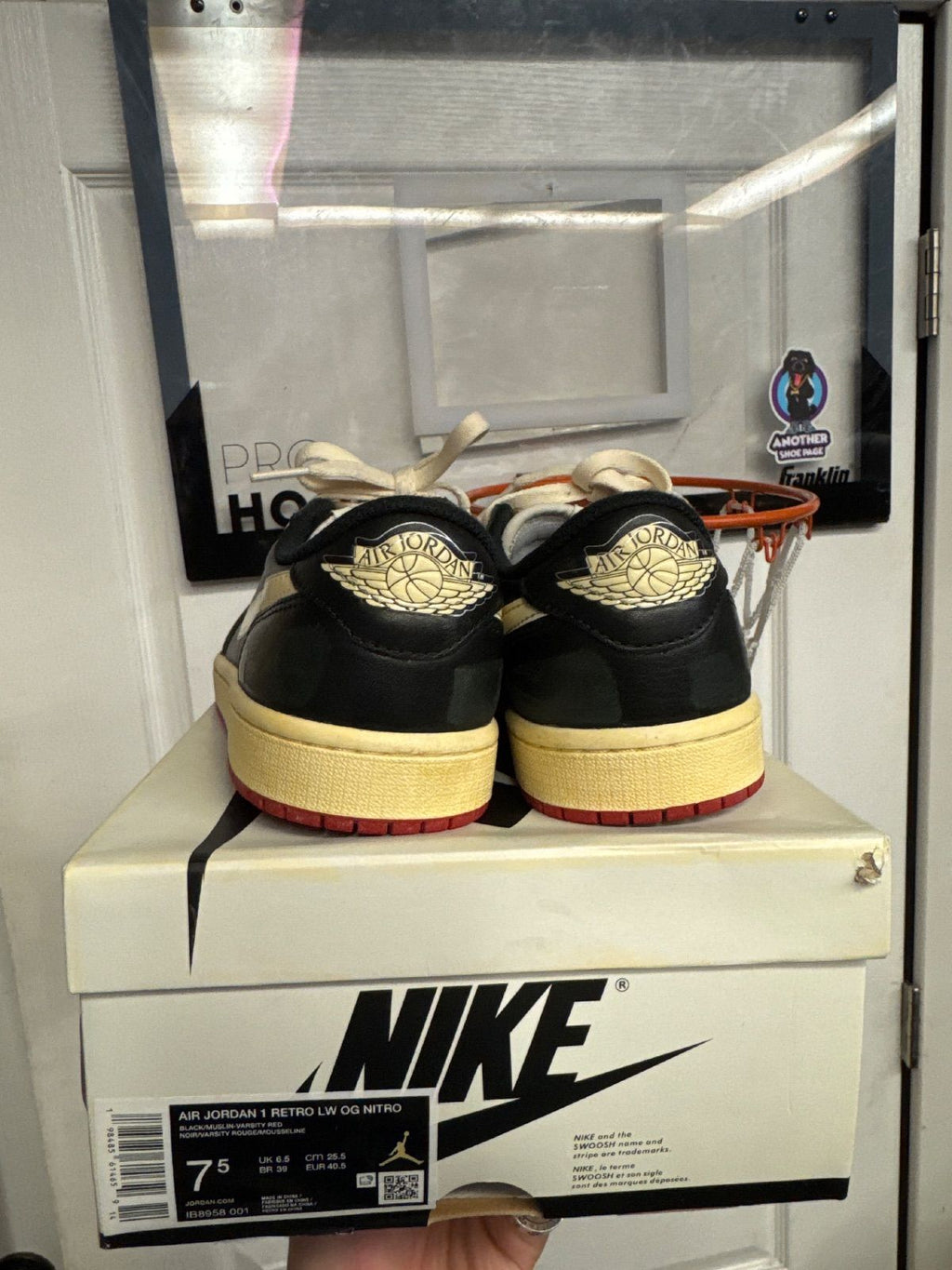 Jordan 1 Retro Low OG Nigel Sylvester Better With Time - Worn 1X, Og All